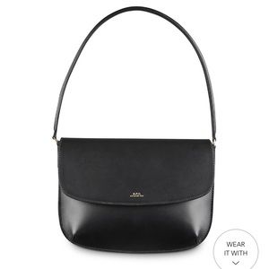 EUC A.P.C. Sarah black leather bag